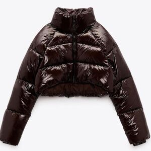 Zara Black Puffer Jacket